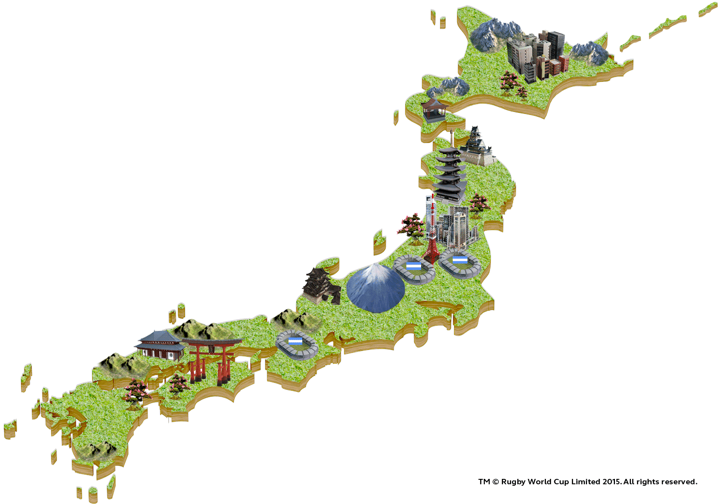 Mapa Japón